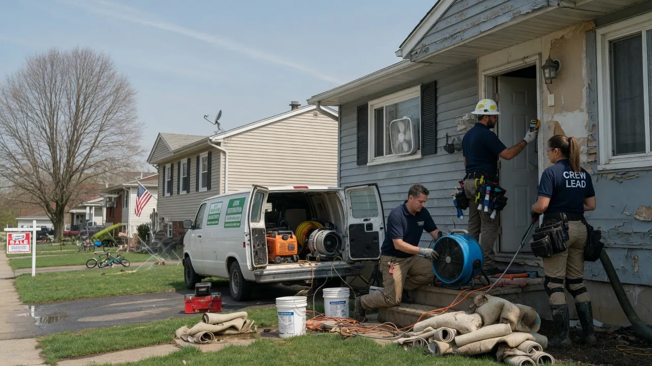 Flood Cleanup in Three Oaks, MI near me
